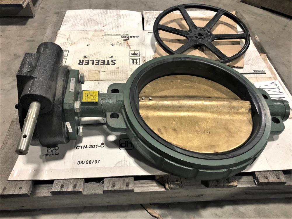 Center Line 16" 150# DI Wafer Butterfly Valve, Series 200, Aluminum Bronze Disc